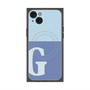 プレミアムパネル with MagSafe［ オリジナル - initial two tone - G blue ］