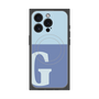プレミアムパネル with MagSafe［ オリジナル - initial two tone - G blue ］