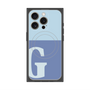 プレミアムパネル with MagSafe［ オリジナル - initial two tone - G blue ］
