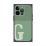 プレミアムパネル with MagSafe［ オリジナル - initial two tone - G green ］