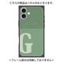 プレミアムパネル with MagSafe［ オリジナル - initial two tone - G green ］
