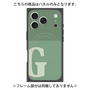 プレミアムパネル with MagSafe［ オリジナル - initial two tone - G green ］