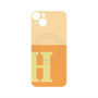 プレミアムパネル with MagSafe［ オリジナル - initial two tone - H orange ］