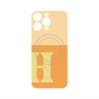 プレミアムパネル with MagSafe［ オリジナル - initial two tone - H orange ］