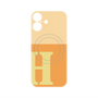 プレミアムパネル with MagSafe［ オリジナル - initial two tone - H orange ］