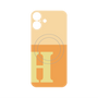 プレミアムパネル with MagSafe［ オリジナル - initial two tone - H orange ］