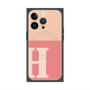 プレミアムパネル with MagSafe［ オリジナル - initial two tone - H pink ］