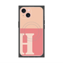 プレミアムパネル with MagSafe［ オリジナル - initial two tone - H pink ］