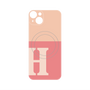 プレミアムパネル with MagSafe［ オリジナル - initial two tone - H pink ］