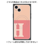 プレミアムパネル with MagSafe［ オリジナル - initial two tone - H pink ］