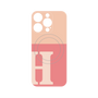 プレミアムパネル with MagSafe［ オリジナル - initial two tone - H pink ］