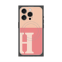 プレミアムパネル with MagSafe［ オリジナル - initial two tone - H pink ］