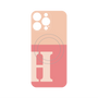 プレミアムパネル with MagSafe［ オリジナル - initial two tone - H pink ］