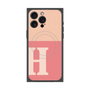プレミアムパネル with MagSafe［ オリジナル - initial two tone - H pink ］