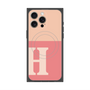 プレミアムパネル with MagSafe［ オリジナル - initial two tone - H pink ］