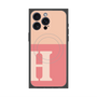 プレミアムパネル with MagSafe［ オリジナル - initial two tone - H pink ］