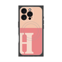 プレミアムパネル with MagSafe［ オリジナル - initial two tone - H pink ］
