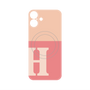 プレミアムパネル with MagSafe［ オリジナル - initial two tone - H pink ］