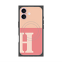 プレミアムパネル with MagSafe［ オリジナル - initial two tone - H pink ］