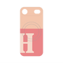 プレミアムパネル with MagSafe［ オリジナル - initial two tone - H pink ］