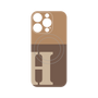 プレミアムパネル with MagSafe［ オリジナル - initial two tone - H brown ］