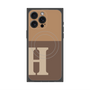プレミアムパネル with MagSafe［ オリジナル - initial two tone - H brown ］