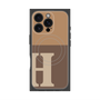 プレミアムパネル with MagSafe［ オリジナル - initial two tone - H brown ］