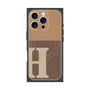プレミアムパネル with MagSafe［ オリジナル - initial two tone - H brown ］