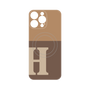 プレミアムパネル with MagSafe［ オリジナル - initial two tone - H brown ］