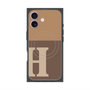 プレミアムパネル with MagSafe［ オリジナル - initial two tone - H brown ］