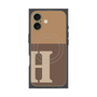 プレミアムパネル with MagSafe［ オリジナル - initial two tone - H brown ］