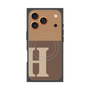 プレミアムパネル with MagSafe［ オリジナル - initial two tone - H brown ］