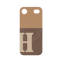 プレミアムパネル with MagSafe［ オリジナル - initial two tone - H brown ］