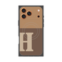 プレミアムパネル with MagSafe［ オリジナル - initial two tone - H brown ］