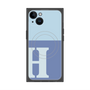 プレミアムパネル with MagSafe［ オリジナル - initial two tone - H blue ］
