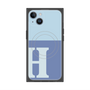 プレミアムパネル with MagSafe［ オリジナル - initial two tone - H blue ］