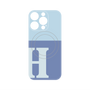 プレミアムパネル with MagSafe［ オリジナル - initial two tone - H blue ］