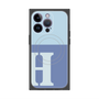 プレミアムパネル with MagSafe［ オリジナル - initial two tone - H blue ］