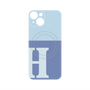 プレミアムパネル with MagSafe［ オリジナル - initial two tone - H blue ］