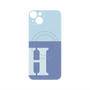 プレミアムパネル with MagSafe［ オリジナル - initial two tone - H blue ］