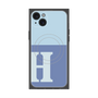 プレミアムパネル with MagSafe［ オリジナル - initial two tone - H blue ］