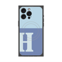 プレミアムパネル with MagSafe［ オリジナル - initial two tone - H blue ］