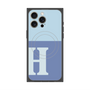 プレミアムパネル with MagSafe［ オリジナル - initial two tone - H blue ］