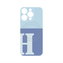 プレミアムパネル with MagSafe［ オリジナル - initial two tone - H blue ］