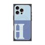 プレミアムパネル with MagSafe［ オリジナル - initial two tone - H blue ］