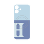 プレミアムパネル with MagSafe［ オリジナル - initial two tone - H blue ］