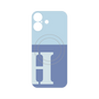 プレミアムパネル with MagSafe［ オリジナル - initial two tone - H blue ］