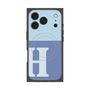 プレミアムパネル with MagSafe［ オリジナル - initial two tone - H blue ］