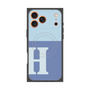プレミアムパネル with MagSafe［ オリジナル - initial two tone - H blue ］