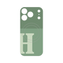 プレミアムパネル with MagSafe［ オリジナル - initial two tone - H green ］